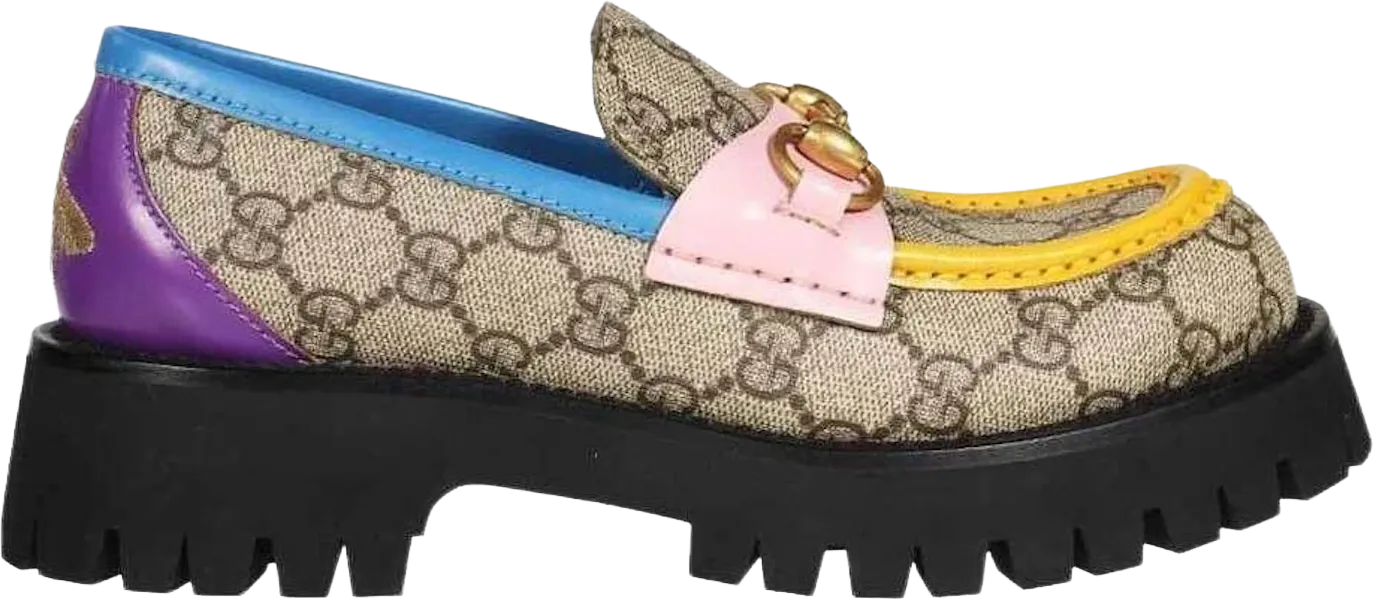 Gucci Horsebit Loafer Beige Multi (Women's) (US 9.5)